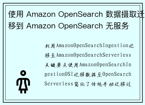 使用 Amazon OpenSearch 数据摄取迁移到 Amazon OpenSearch 无服务